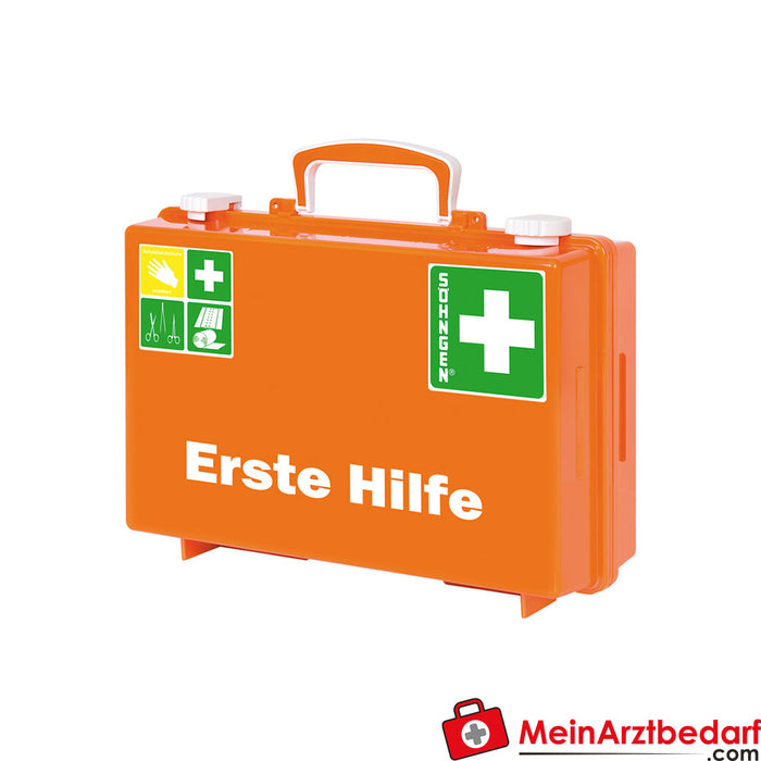 Söhngen first aid kit SN-CD orange with filling standard DIN 13157