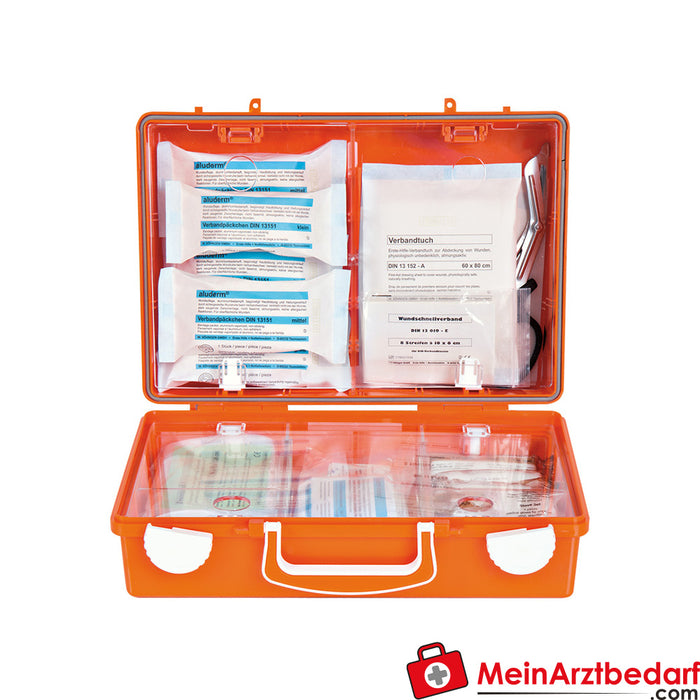 Mallette de premiers secours Söhngen SN-CD orange avec remplissage standard DIN 13157