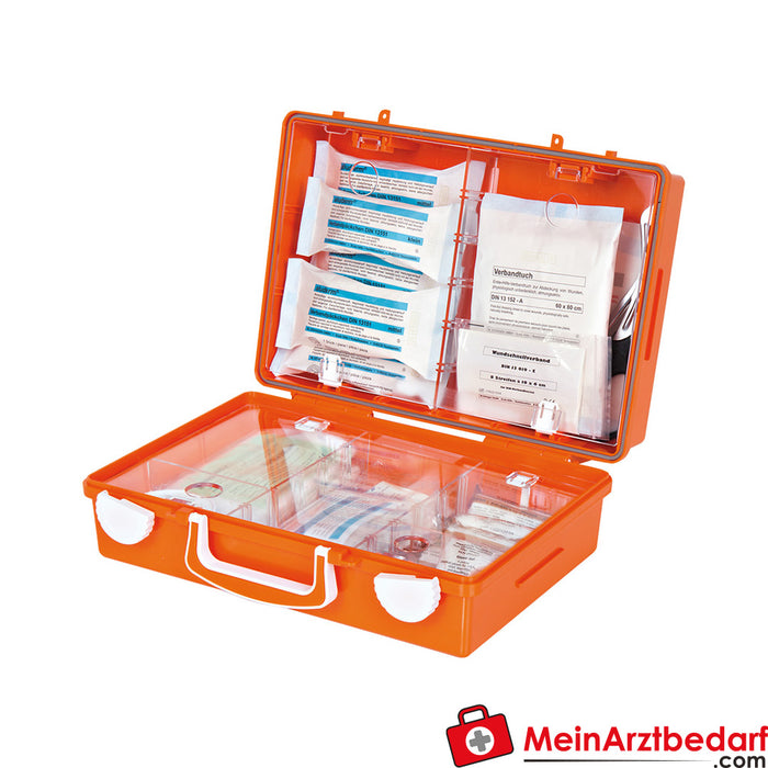 Mallette de premiers secours Söhngen SN-CD orange avec remplissage standard DIN 13157