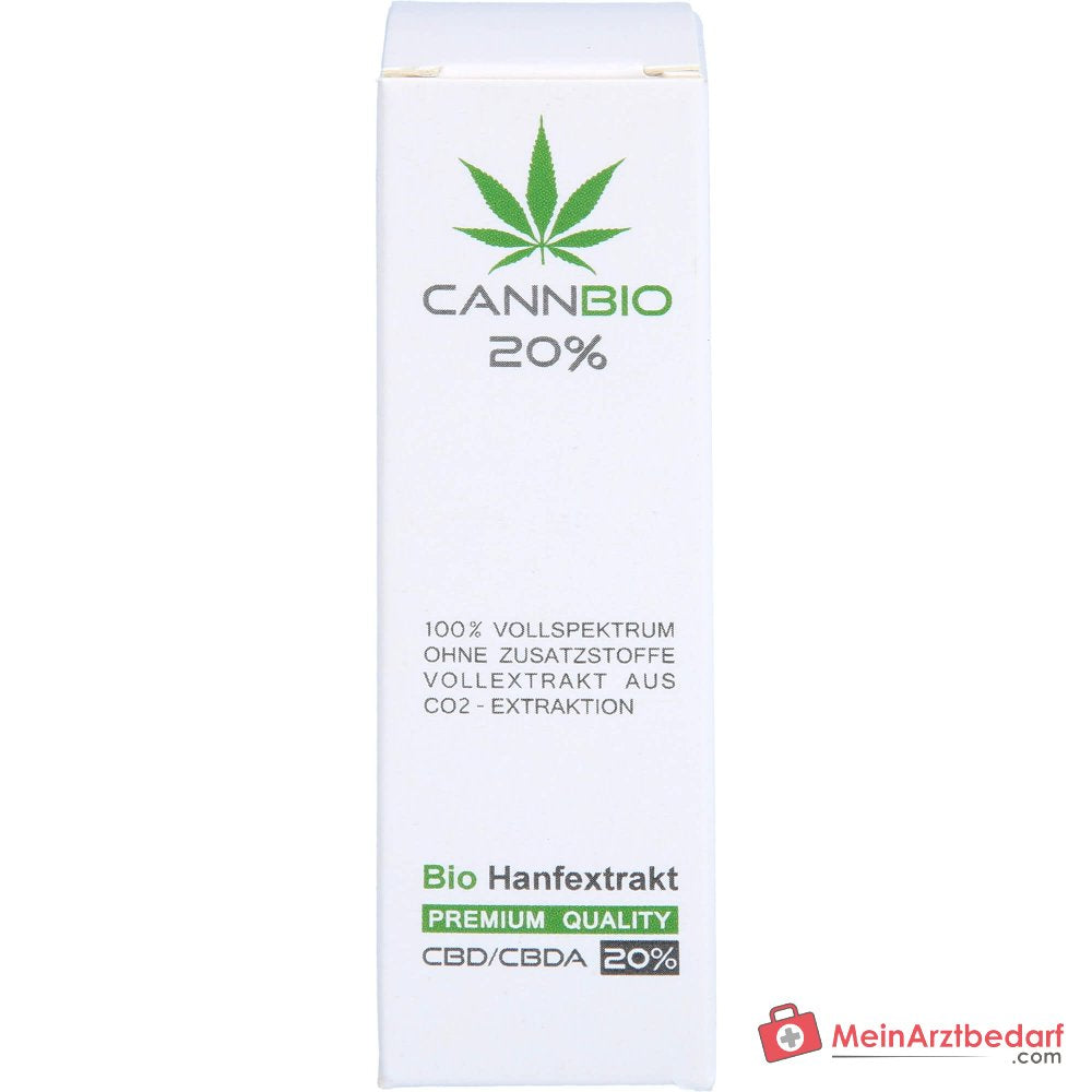 CannBio CBD 20% Cannabidiol Vollspektrum Hanfextrakt Tropfen, 10 ml