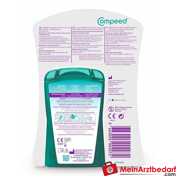 Compeed® herpes blister patch, 15 pcs.