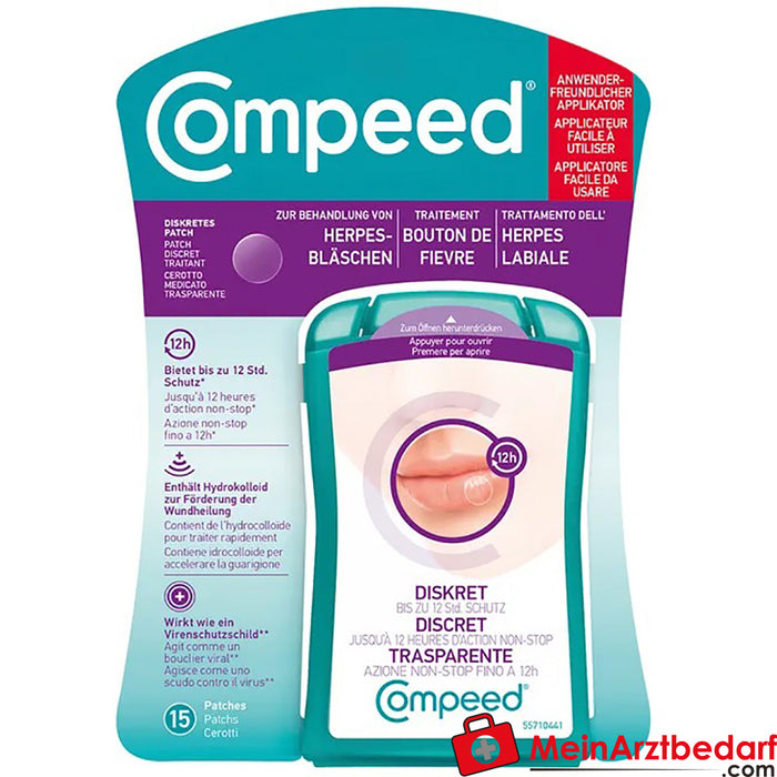 Compeed® parche ampollas herpes, 15 uds.