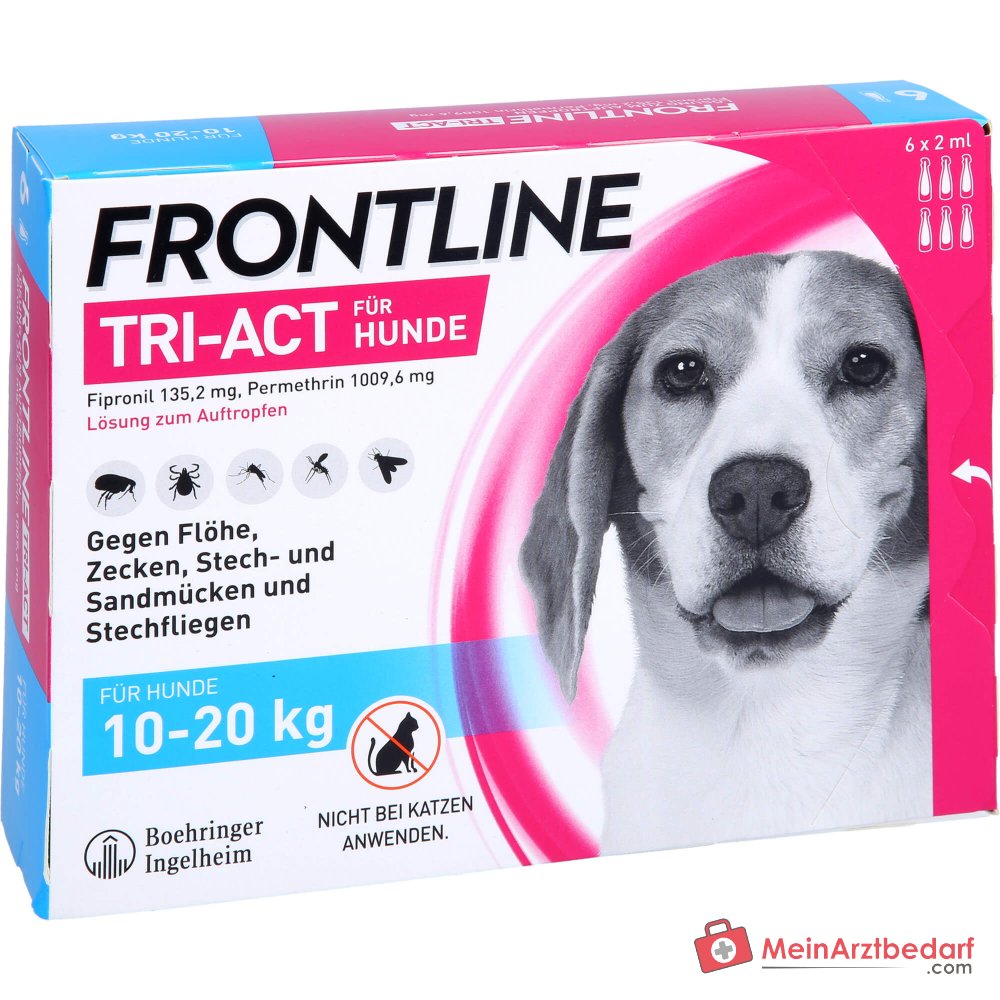FRONTLINE Tri-Act Spot-on para perros 10-20 kg 6 pipetas