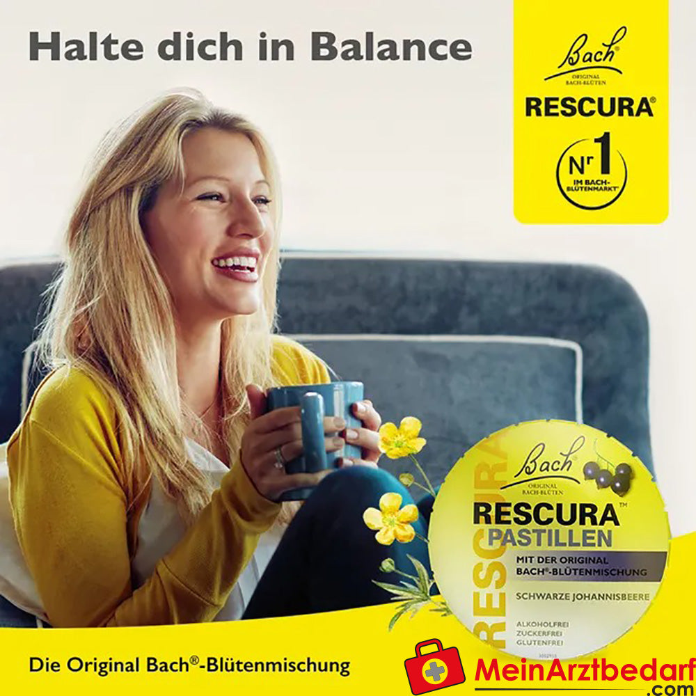 Bach Original RESCURA® Pastillen Orange-Holunder, 50g.