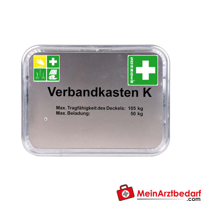 Cassetta di pronto soccorso Söhngen FW K ALU vuota per DIN 14142