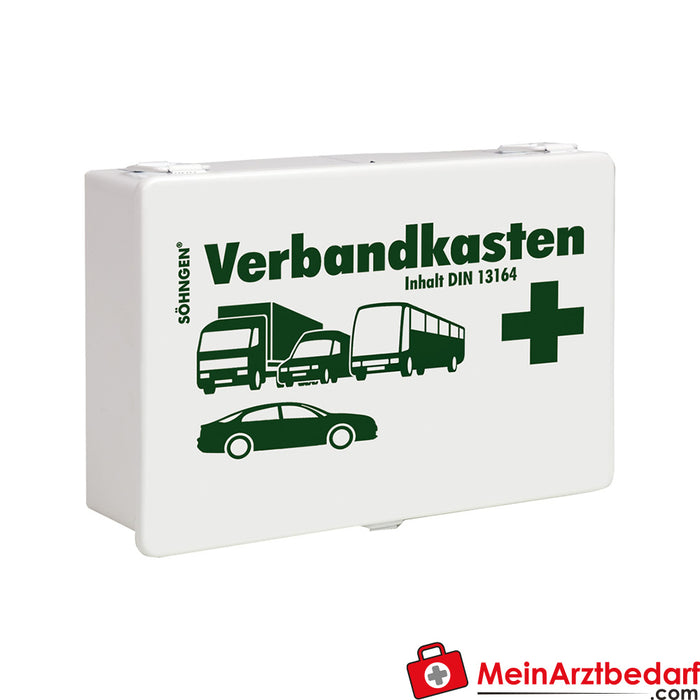 Kit di pronto soccorso per auto Söhngen ST bianco con standard di riempimento DIN 13164