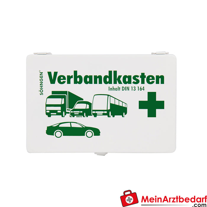 Car first aid kit ST white with filling standard DIN 13164