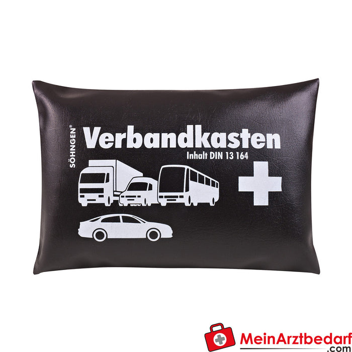 Söhngen KFZ-Verbandkissen schwarz mit Füllung Standard DIN 13164