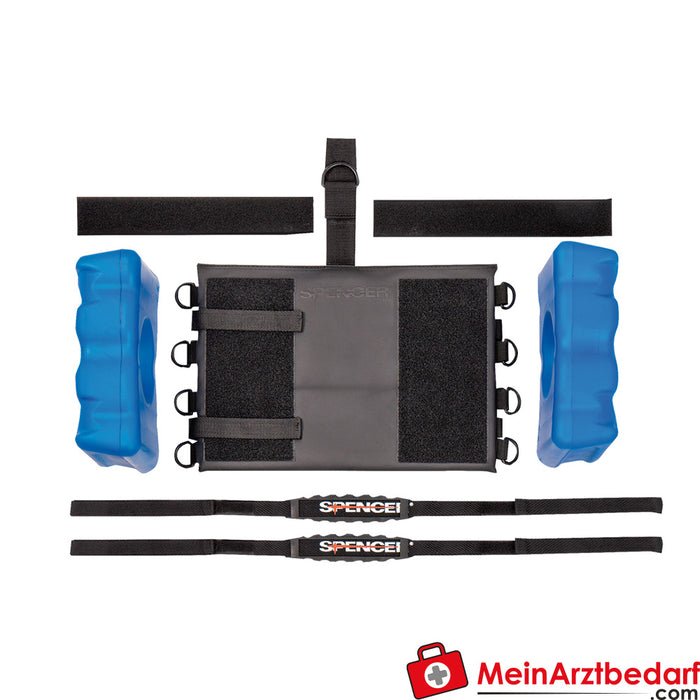 Söhngen Conjunto de fixação da cabeça para Spine-Board Super Blue