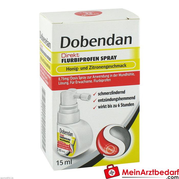 Dobendan Direct Flurbiprofen Spray Honing/Citro. 8,75mg/dosis