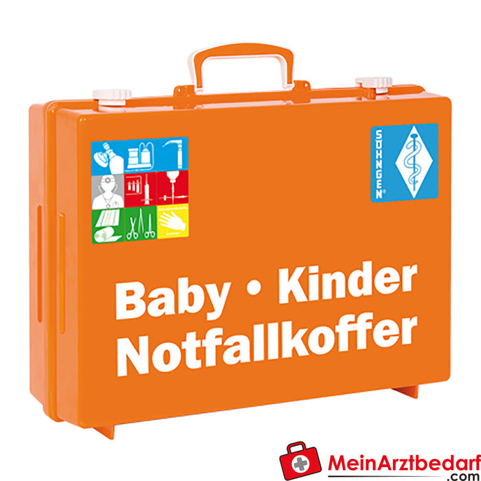 Söhngen Notfallkoffer Baby-Kinder MT-CD orange