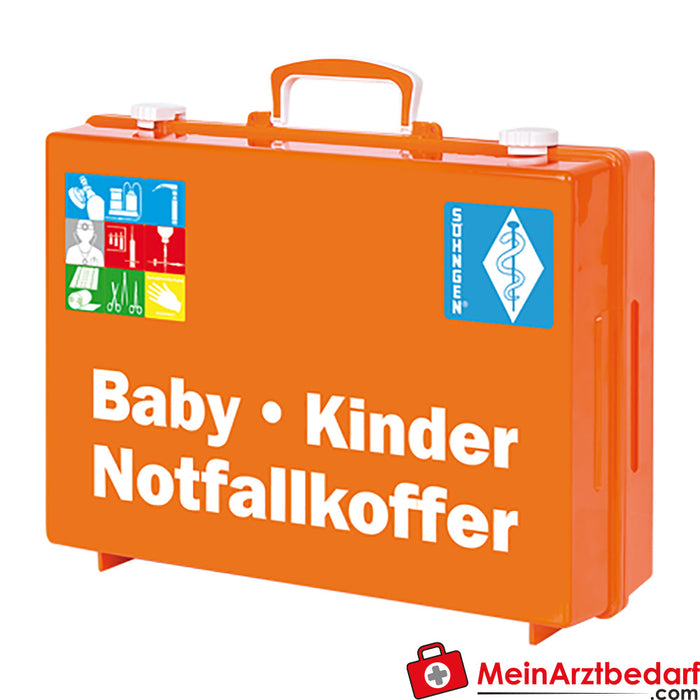 Söhngen Notfallkoffer Baby-Kinder MT-CD orange