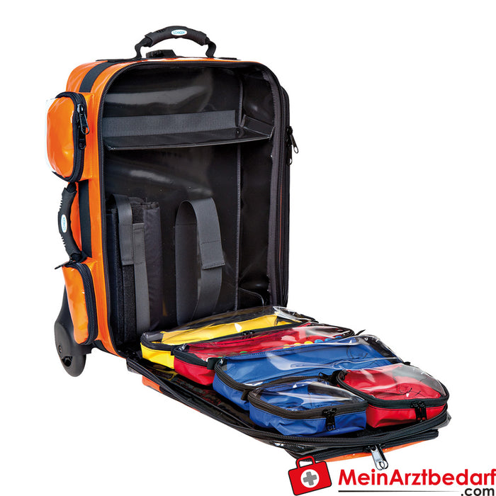 Söhngen NumberOne Back'n'Roll emergency rucksack empty with wheels incl. 3 large - 2 small modular bags