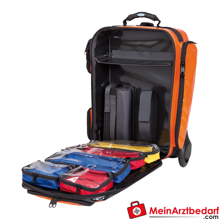 Söhngen NumberOne Back'n'Roll emergency rucksack empty with wheels incl. 3 large - 2 small modular bags