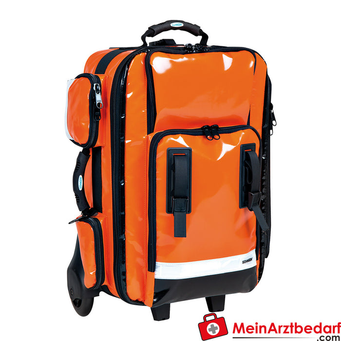 Söhngen NumberOne Back'n'Roll Notfallrucksack leer mit Rollen incl. 3 große - 2 kleine Modultaschen