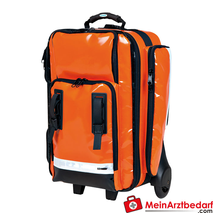 Söhngen NumberOne Back'n'Roll Sac à dos d'urgence vide avec roulettes incl. 3 grandes - 2 petites poches modulaires