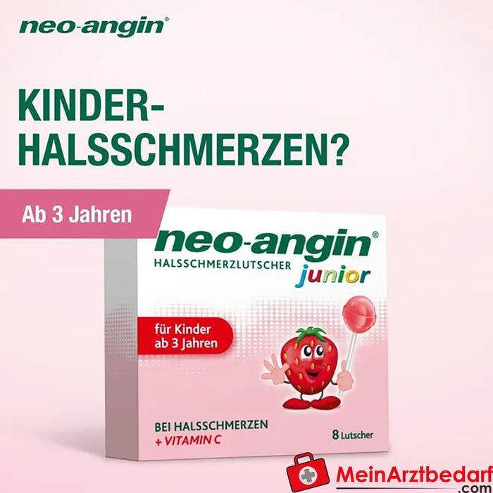 neo-angin® HALSSCHMERZLUTSCHER junior, 8 szt.