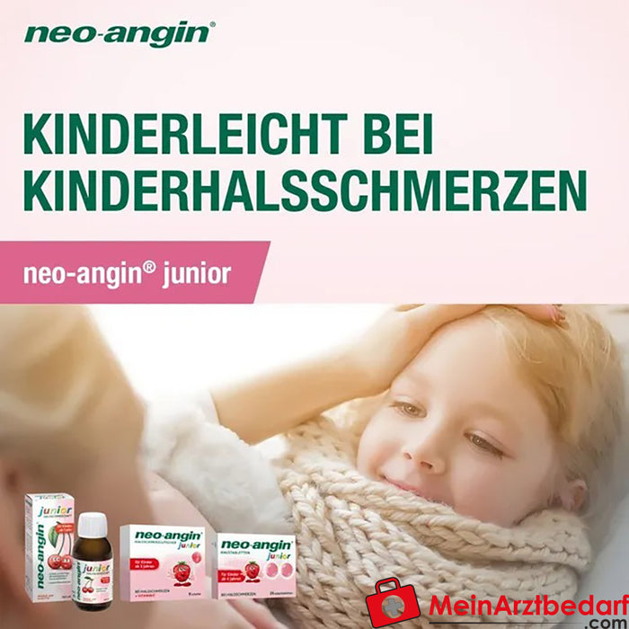 neo-angin® HALSSCHMERZLUTSCHER junior，8 件。