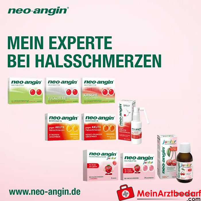 neo-angin® HALSSCHMERZLUTSCHER junior，8 件。