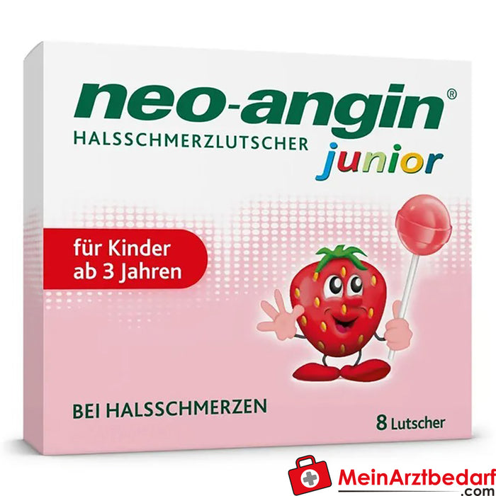neo-angin® HALSSCHMERZLUTSCHER junior，8 件。