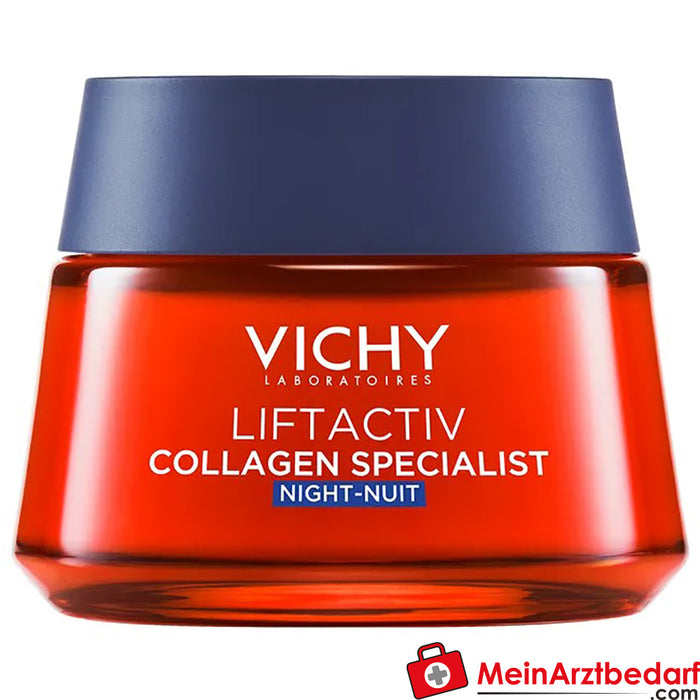 Vichy Liftactiv Collagen Specialist Night: Przeciwstarzeniowy krem na noc