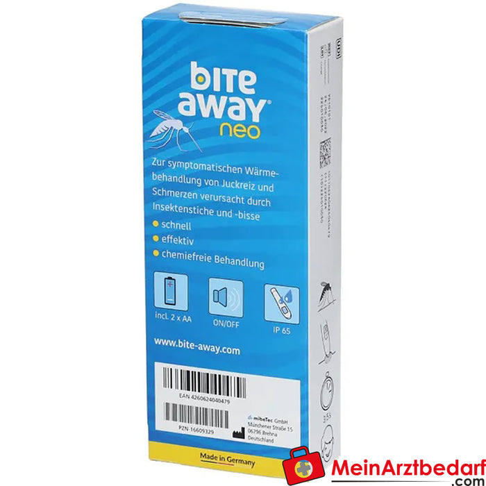 bite away® neo - bastão térmico para picadas de mosquito, 1 unidade.