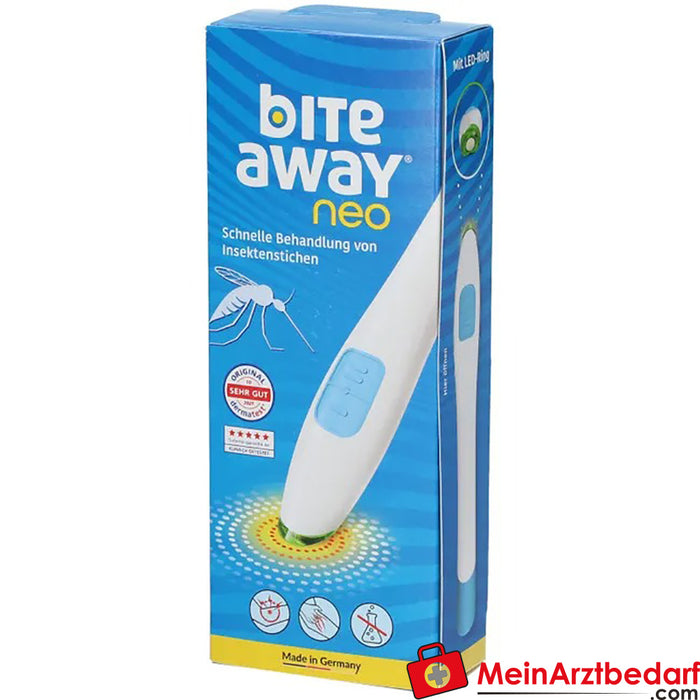 bite away® neo - bastão térmico para picadas de mosquito, 1 unidade.