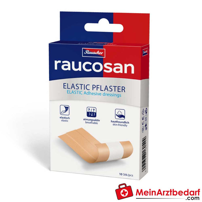 L&amp;R Raucosan metre plaster elastic 10x6cm, 10 pcs.