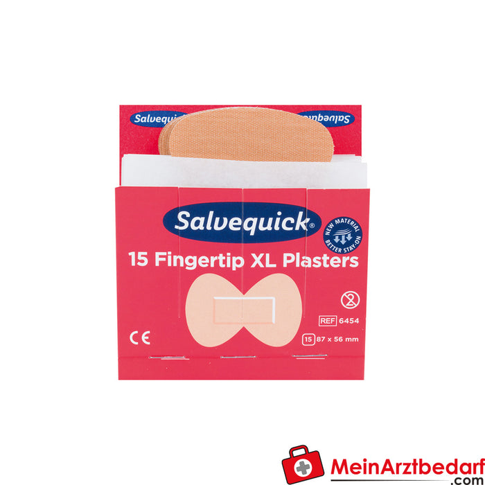 Salvequick 指尖膏药补充装 6 件。