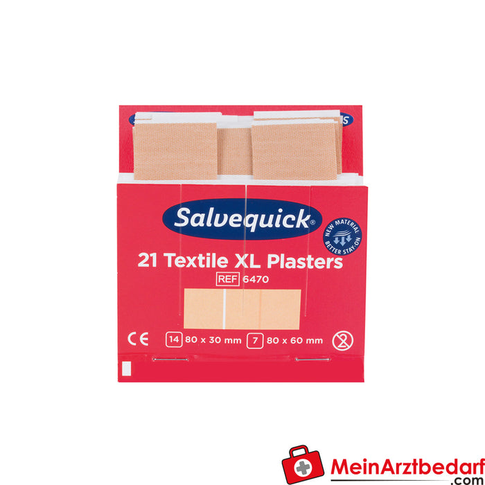 Salvequick 弹性石膏部分，补充装 6 件。