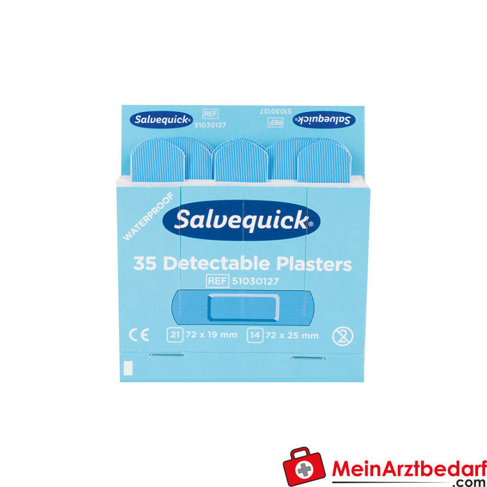 Salvequick detectable wound plaster strips