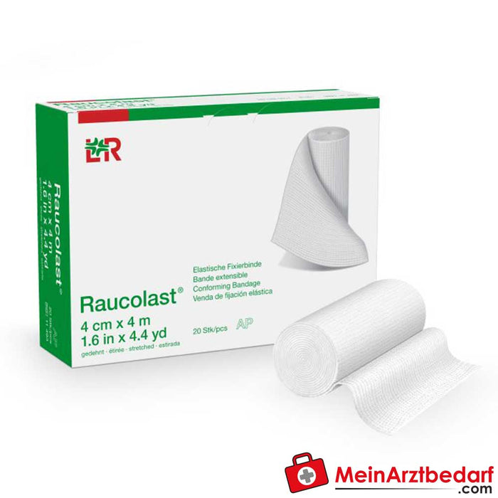 L&amp;R Raucolast elastik sabitleme bandajı, 20 adet.