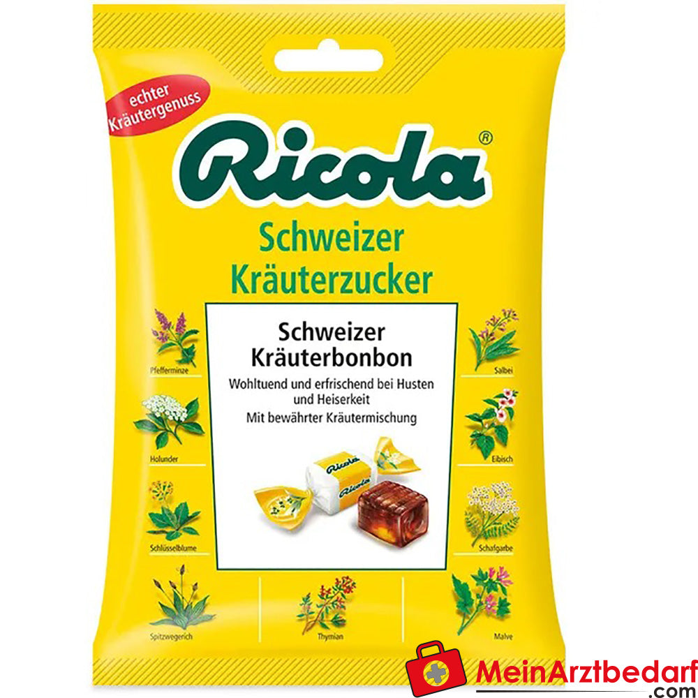 Ricola® Schweizer Kräuterzucker mit Zucker, 75g.