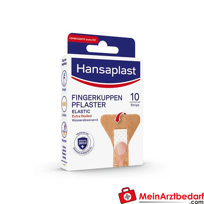 Hansaplast Elastic Fingertip Plasters Strips, 10 pcs.