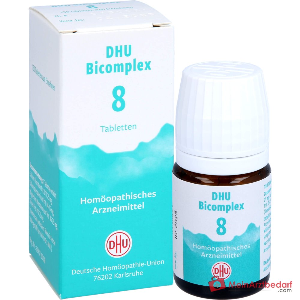 DHU Bicomplex 8 Calcium fluoratum / Kalium phosphoricum / Magnesium phosphoricum / Silicea Tabletten, 150 St.