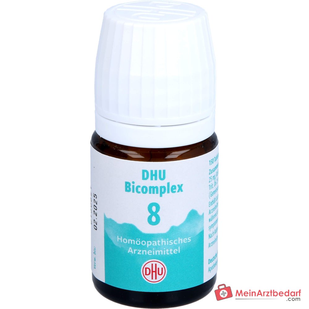 DHU Bicomplex 8 Calcium fluoratum / Kalium phosphoricum / Magnesium phosphoricum / Silicea Tabletten, 150 St.