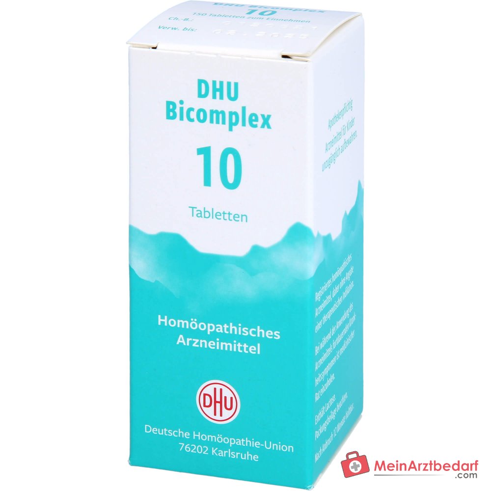 DHU Bicomplex 10 globules Calcium fluoratum D12, Kalium phosphoricum, Acidum silicicum D12, Natrium chloratum D6