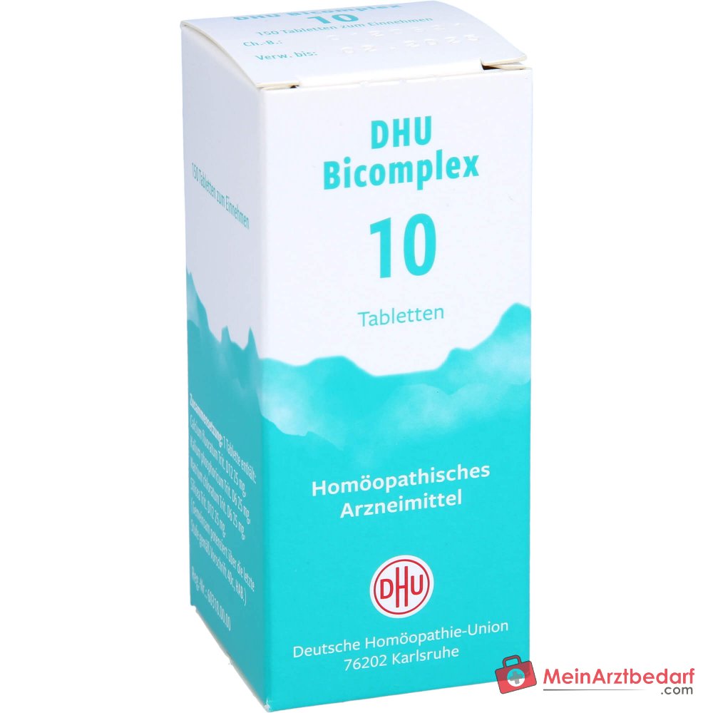 DHU Bicomplex 10 globules Calcium fluoratum D12, Kalium phosphoricum, Acidum silicicum D12, Natrium chloratum D6