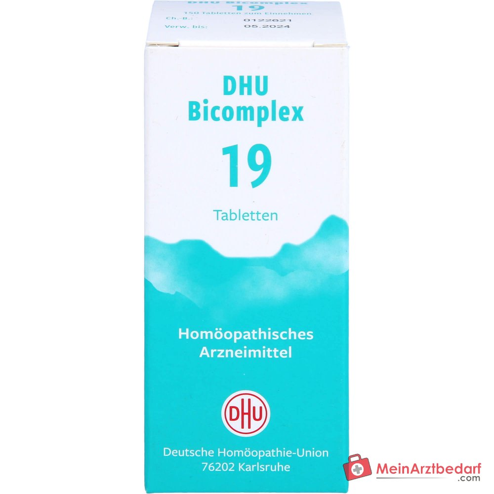DHU Bicomplex 19 Ammonium phosphoricum D6, Calcium phosphoricum D6, Kalium phosphoricum, Magnesium phosphoricum D6 Tabletten 150 Stück