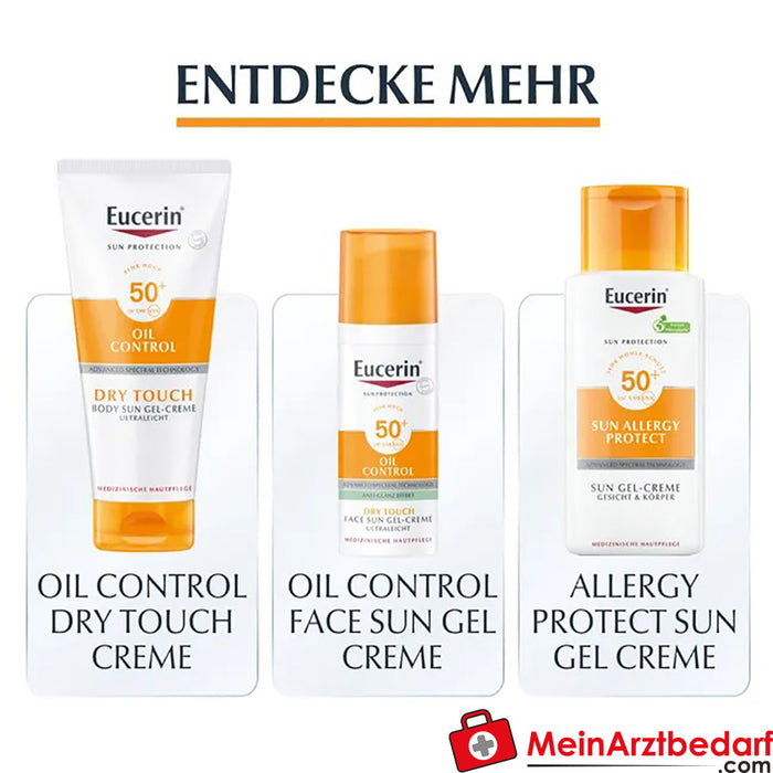 Eucerin® After Sun Sensitive Relief Gel-Crema - Cuidado corporal y facial ultraligero y refrescante para después del sol