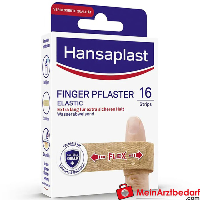 Hansaplast Elastic Finger Plasters Strips / 16 pcs.