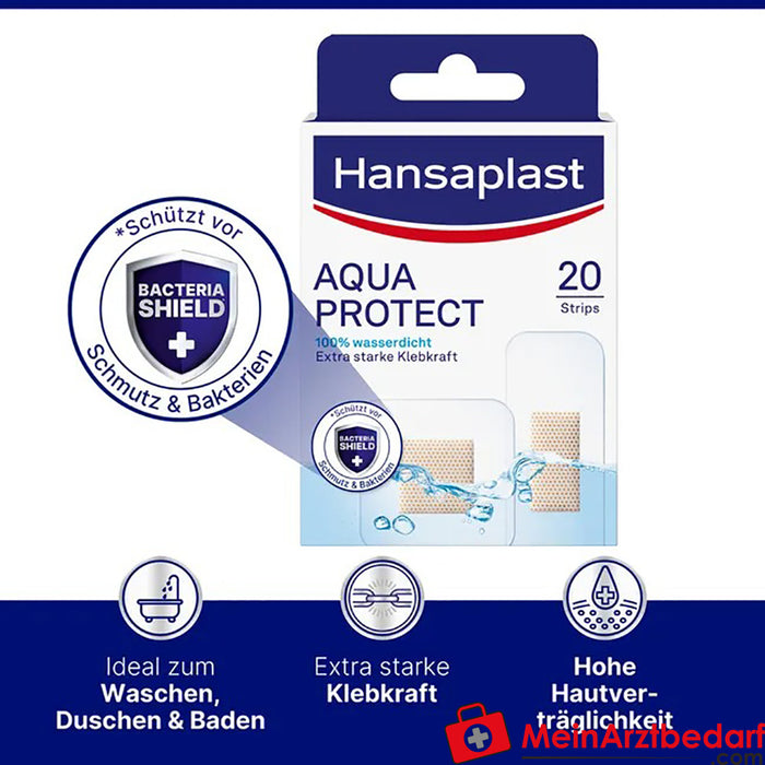 Hansaplast Aqua Protect Sıva Şeritleri, 20 adet.