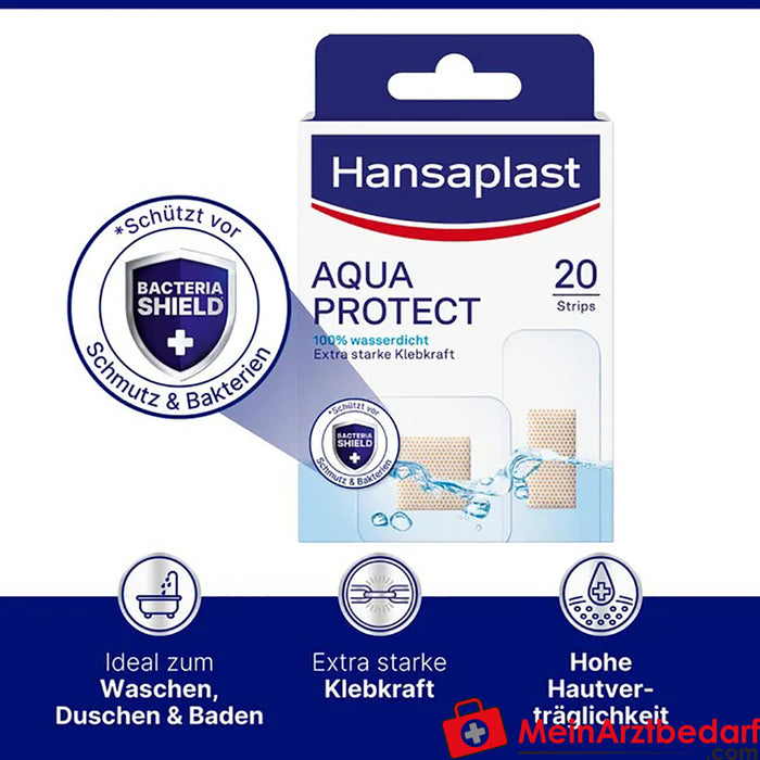 Hansaplast Aqua Protect Strisce di gesso, 20 pz.