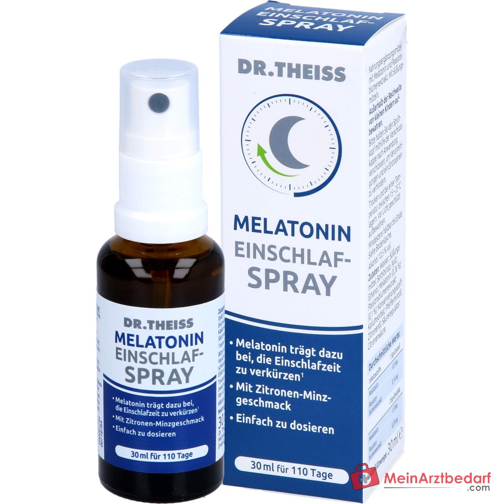 Dr. Theiss Melatonin Einschlaf-Spray Melatonin / Passionsblumenextrakt Mundspray, 30 ml
