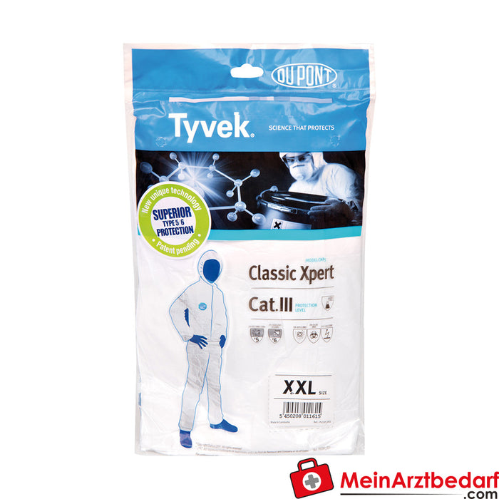 Söhngen Tyvek® Classic Xpert Schutz- overall Kat.III Typ 5-6 Gr.XXL