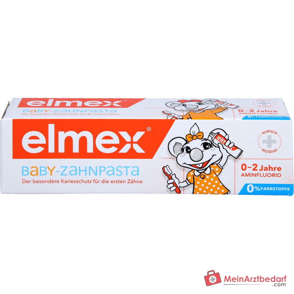 elmex Baby-Zahnpasta Olaflur Zahnpasta, 50 ml.