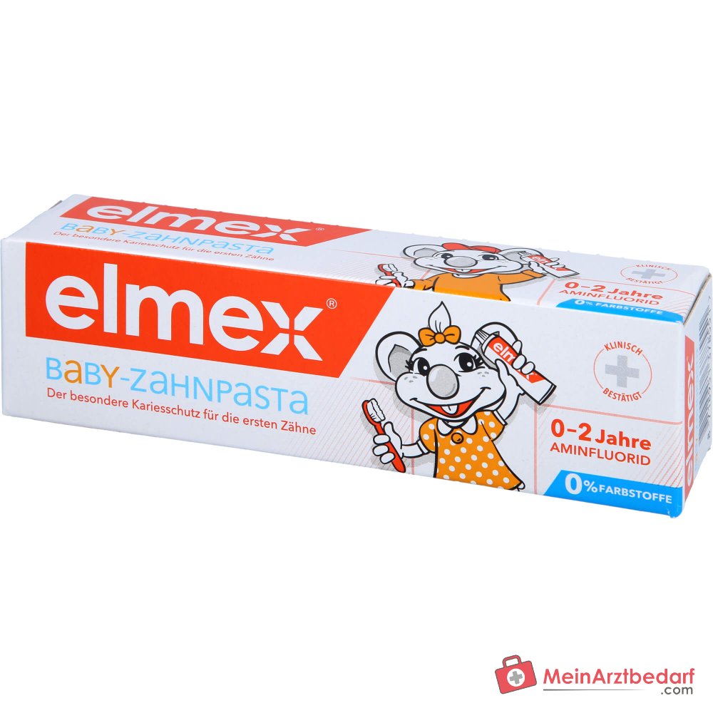 elmex Baby-Zahnpasta Olaflur Zahnpasta, 50 ml.