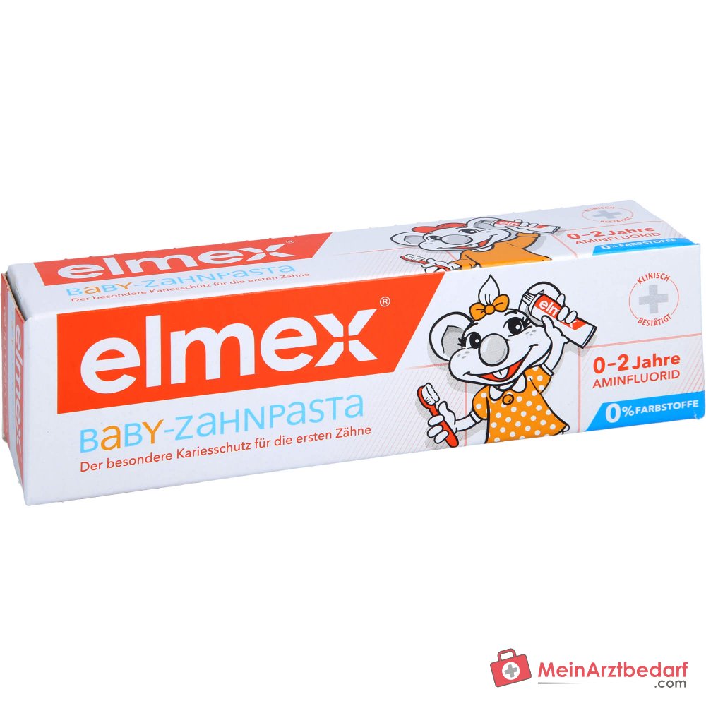 elmex Baby-Zahnpasta Olaflur Zahnpasta, 50 ml.
