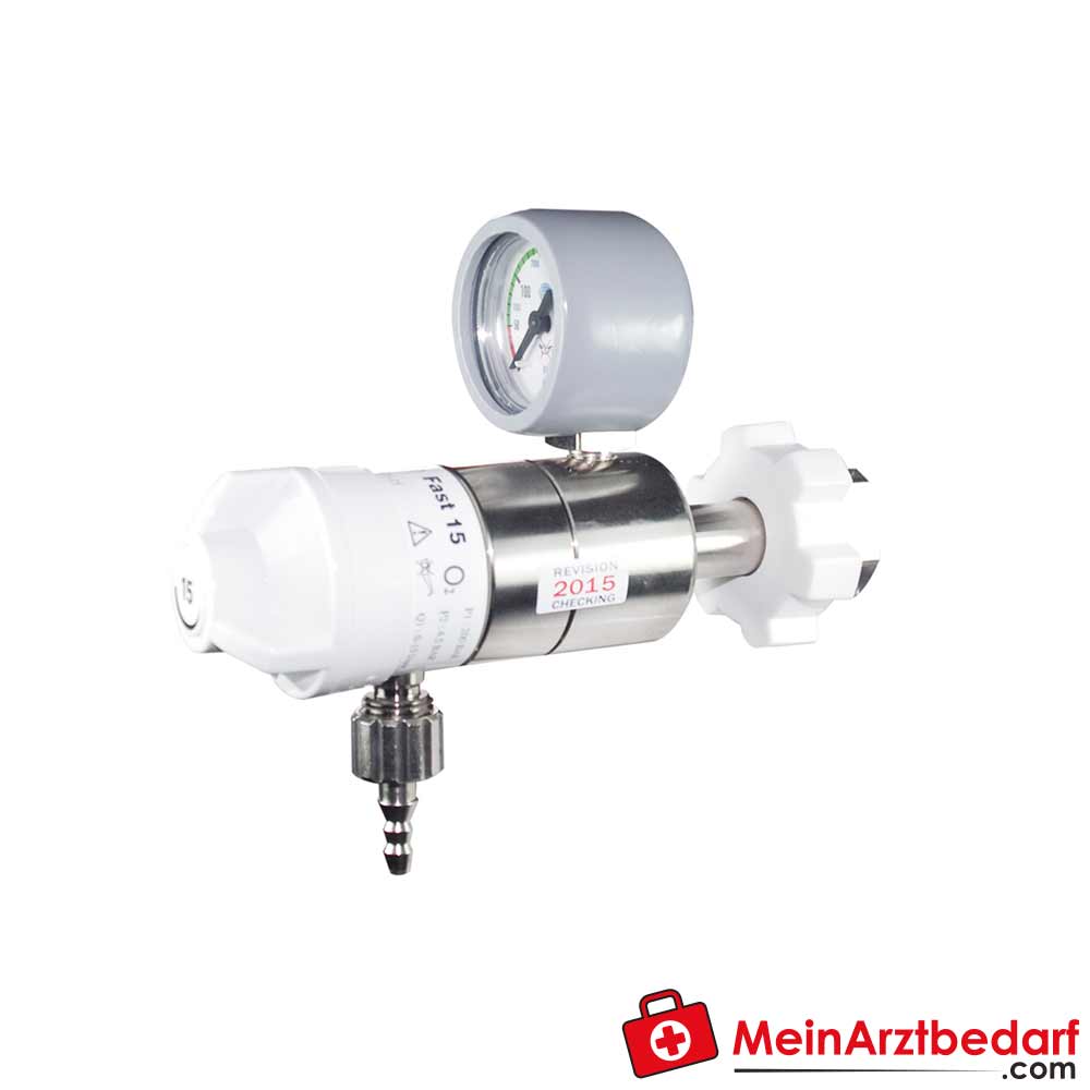 Druckminderer AEROway® – Fast 15 für Sauerstoffflaschen.