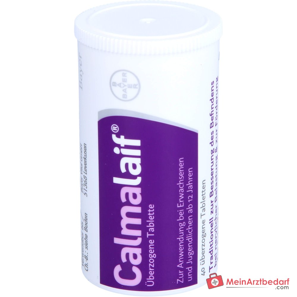 Calmalaif Tabletten Baldrian Passionsblume Schwarznessel Weißdorn 40 St.